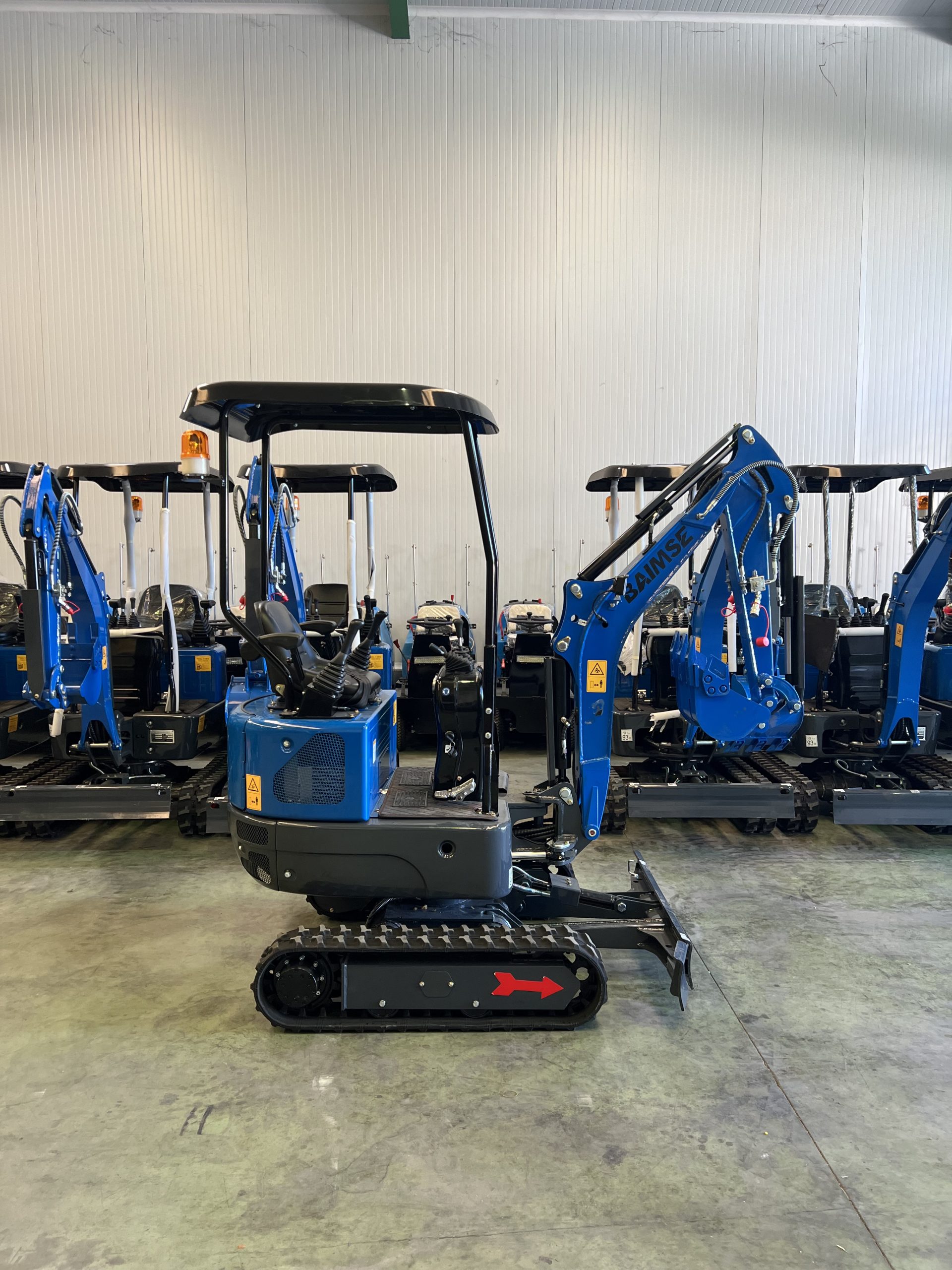 Excavadora Giratoria BM10 Pro 1000Kg motor 1 Cilindro Refrigeración Hidráulica